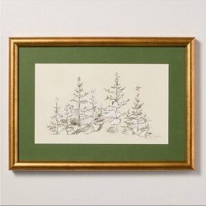 NWT Hearth & Hand Holiday 2024 Tree sketch art 10 x 24”